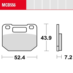 Bremsbelag TRW / Lucas MCB556