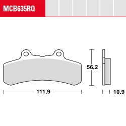Bremsbelag TRW / Lucas MCB635RQ