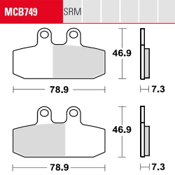 Bremsbelag TRW / Lucas MCB749SRM