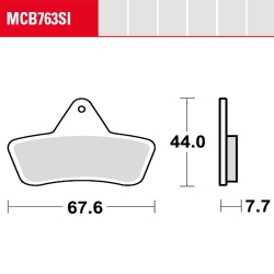 Bremsbelag TRW / Lucas MCB763SI