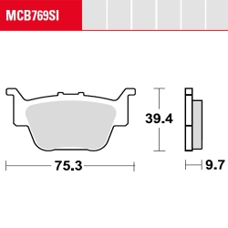 Bremsbelag TRW / Lucas MCB769SI
