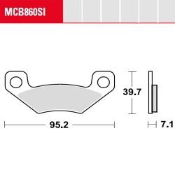 Bremsbelag TRW / Lucas MCB860SI