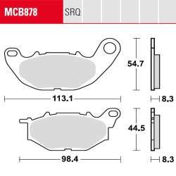 Bremsbelag TRW / Lucas MCB878TRQ
