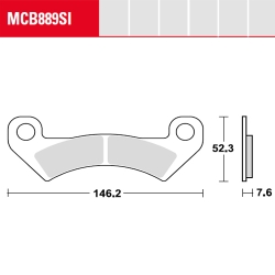 Bremsbelag TRW / Lucas MCB889SI