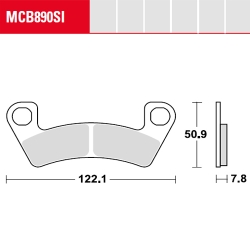 Bremsbelag TRW / Lucas MCB890SI