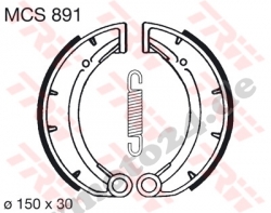 Bremsbacke TRW / Lucas MCS891