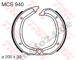 Bremsbacke TRW / Lucas MCS940
