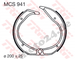 Bremsbacke TRW / Lucas MCS941