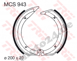 Bremsbacke TRW / Lucas MCS943