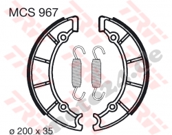 Bremsbacke TRW / Lucas MCS967