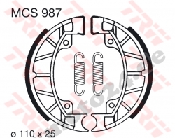 Bremsbacke TRW / Lucas MCS987