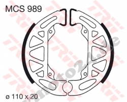 Bremsbacke TRW / Lucas MCS989
