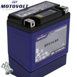 Batterie motoVolt Lithium MTX16-BS / YTX16-BS
