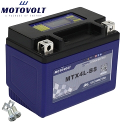 Batterie motoVolt Lithium MTX4L-BS / YTX4L-BS