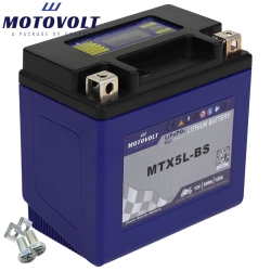 Batterie motoVolt Lithium MTX5L-BS / YTX5L-BS