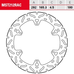 Bremsscheibe TRW / Lucas MST212RAC