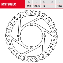 Bremsscheibe TRW / Lucas MST282EC