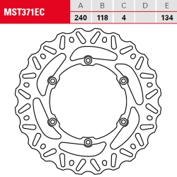 Bremsscheibe TRW / Lucas MST371EC