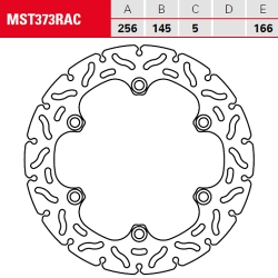 Bremsscheibe TRW / Lucas MST373RAC