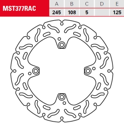 Bremsscheibe TRW / Lucas MST377RAC