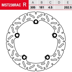 Bremsscheibe TRW / Lucas MSTR238RAC