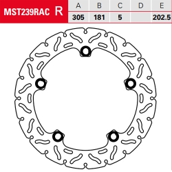 Bremsscheibe TRW / Lucas MSTR239RAC