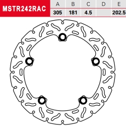 Bremsscheibe TRW / Lucas MSTR242RAC