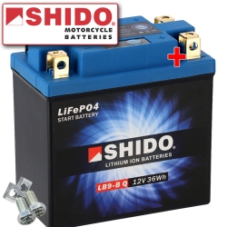 Batterie Shido Lithium LB9-B / YB9-B