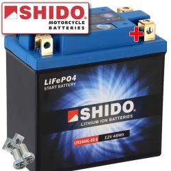 Batterie Shido Lithium LTX14AHL-BS / YTX14AHL-BS