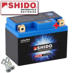 Batterie Shido Lithium LTX4L-BS / YTX4L-BS