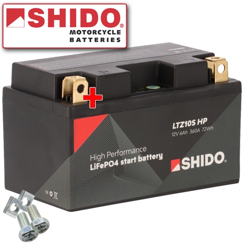 Batterie Shido Lithium High Performace LTZ10S HP / YTZ10S