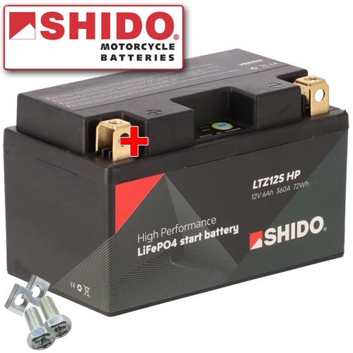 Batterie Shido Lithium High Performace LTZ12S HP / YTZ12S