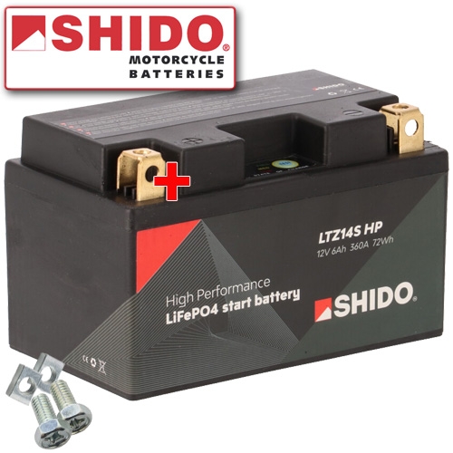 Batterie Shido Lithium High Performace LTZ14S HP / YTZ14S