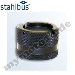 Rennsportkappe für Ölablassventil, Alu schwarz