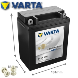 Batterie VARTA B12A (FA) / YB12A-A Powersports AGM Active