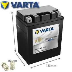 Batterie VARTA TX14AH (FA) / YTX14AH-BS Powersports AGM Active
