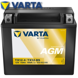 Batterie VARTA TX12-BS / YTX12-BS Powersport AGM geschlossen