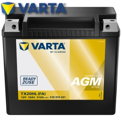 Batterie VARTA TX20HL (FA) / YTX20HL-BS Powersports AGM Active