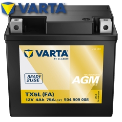 Batterie VARTA TX5L (FA) / YTX5L-BS Powersports AGM Active