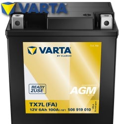 Batterie VARTA TX7L (FA) / YTX7L-BS Powersports AGM Active