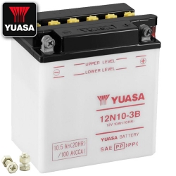 Batterie YUASA 12N10-3B (DC) offen ohne Säure