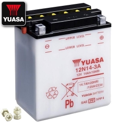 Batterie YUASA 12N14-3A (DC) offen ohne Säure