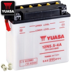 Batterie YUASA 12N5.5-4A (DC) offen ohne Säure