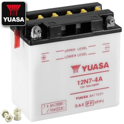 Batterie YUASA 12N7-4A (DC) offen ohne Säure