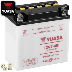 Batterie YUASA 12N7-4B (DC) offen ohne Säure