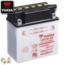 Batterie YUASA 12N7D-3B (DC) offen ohne Säure