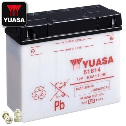 Batterie YUASA 51814 (DC) offen ohne Säure