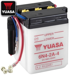 Batterie YUASA 6N4-2A-4 (DC) offen ohne Säure