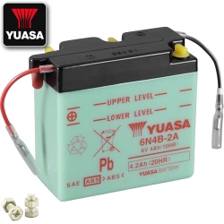 Batterie YUASA 6N4B-2A (DC) offen ohne Säure