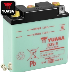 Batterie YUASA B39-6 (DC) offen ohne Säure